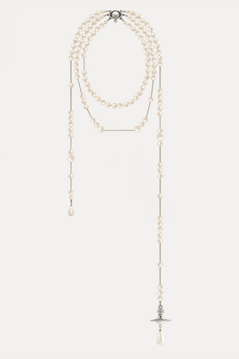 BROKEN PEARL NECKLACE – The Loft Bridal